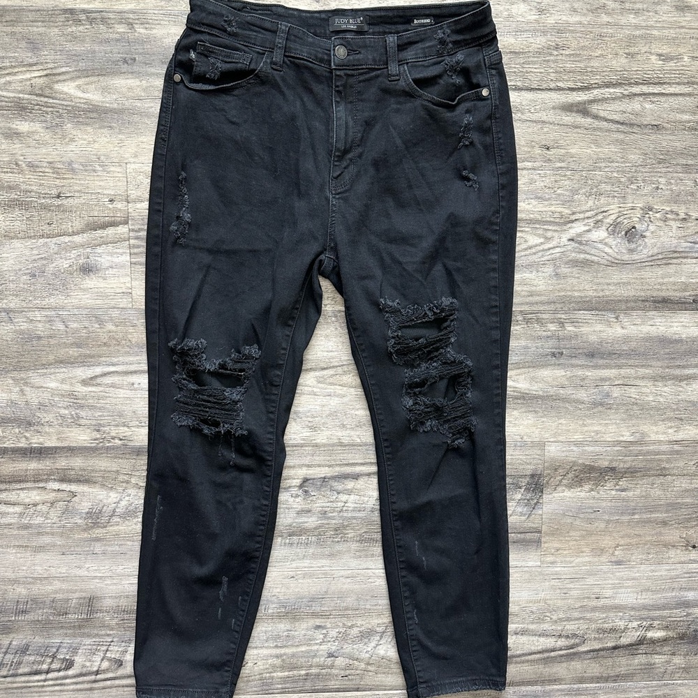 Judy Blue black boyfriend jeans